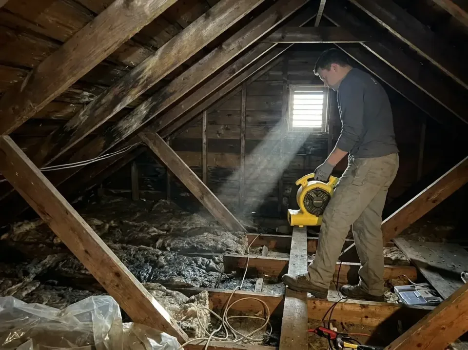attic-water-damage-drying-proc-007 — frequently asked questions, Emergency Water Extraction & 24/7 Flood Response in Green C…